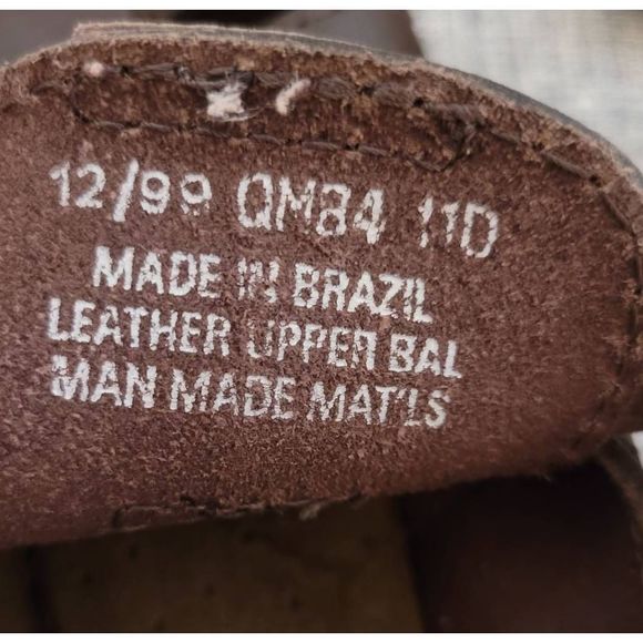 Bass Fisherman Sandals Men's Size 12  Shoes Y2K Leather Chunky Platform - Picture 4 of 6